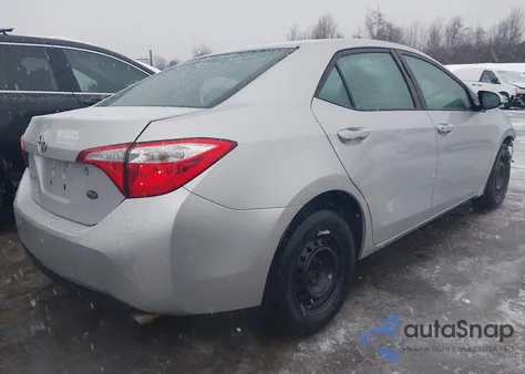 2016 Toyota Corolla L z USA, uszkodzony, nr VIN 2T1BURHEXGC509126